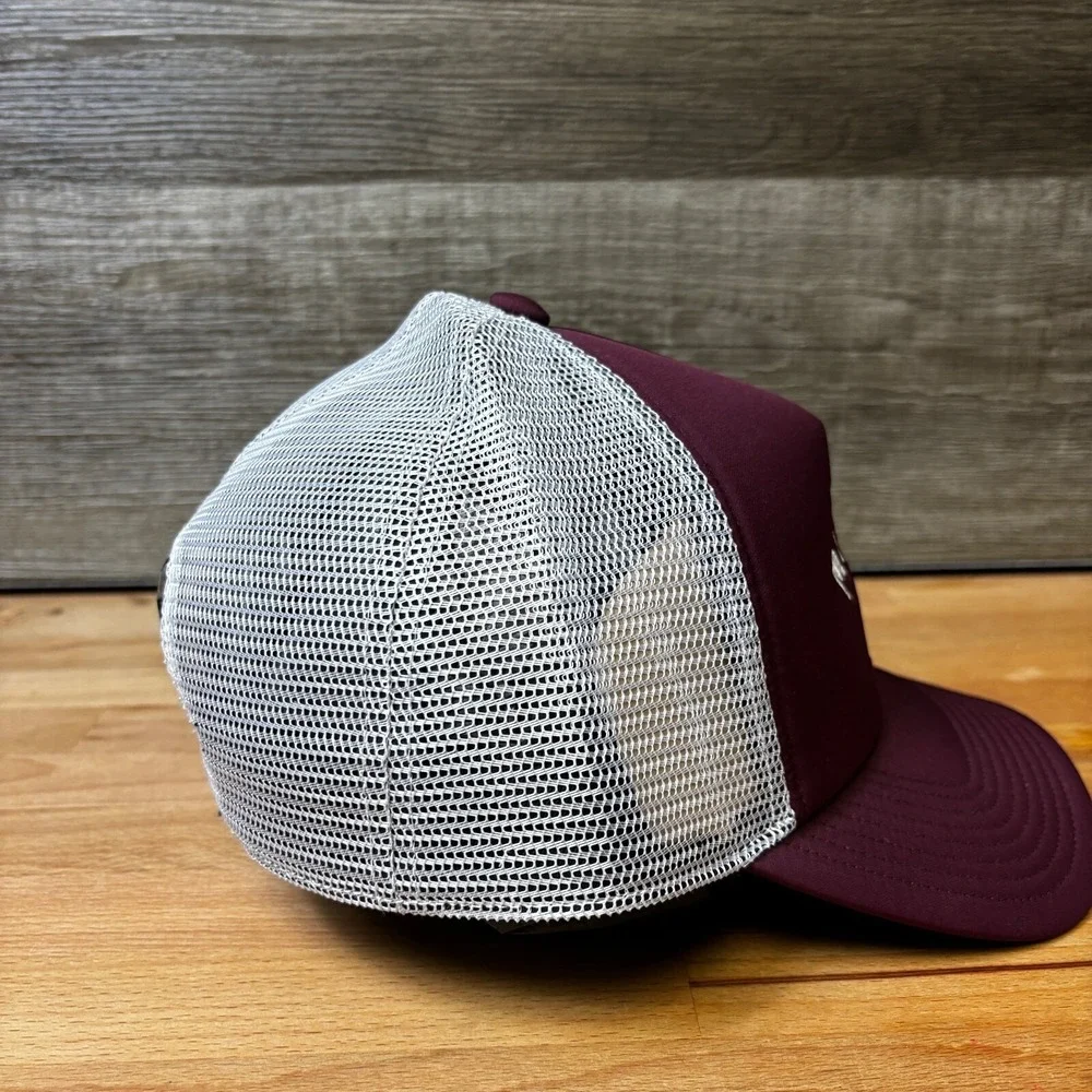Mississippi State Bulldogs Hat‎ Cap Snapback Maroon Trucker Adidas Adjustable